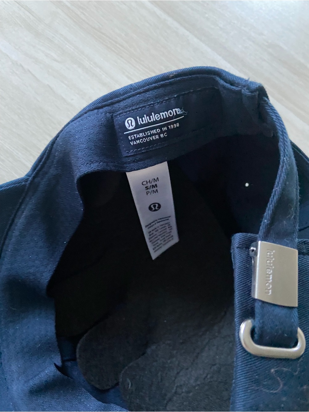 lululemon athletica Navy Blue Adjustable Baseball Cap